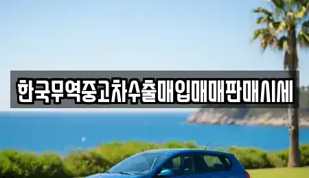 광주 광산구 장록동 중고차매입 전문 한국무역중고차수출매입매매판매시세