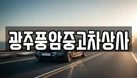 광주 남구 칠석동 중고차 전문 광주풍암중고차상사