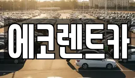 광주 북구 용전동 렌트카 전문 에코렌트카