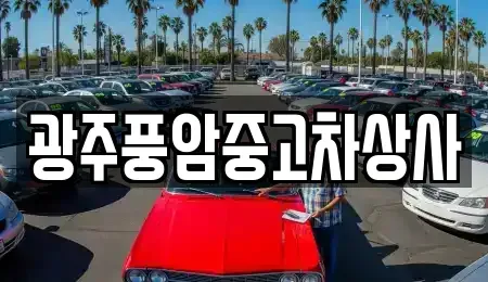 광주 서구 금호동 중고차매매 전문 광주풍암중고차상사