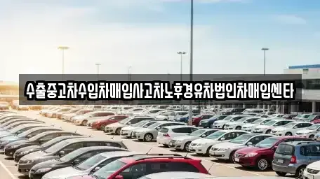 광주 서구 금호동 중고차매입 전문 수출중고차수입차매입사고차노후경유차법인차매입센타