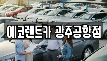 광주광역시 광산구 송촌동 렌트카 전문 에코렌트카 광주공항점