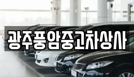 광주광역시 광산구 송촌동 중고차매매 전문 광주풍암중고차상사