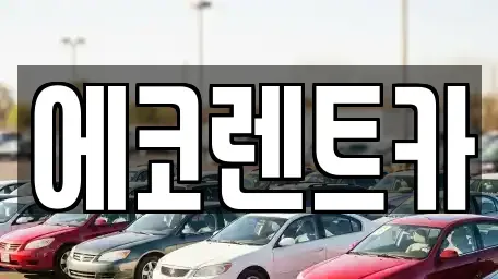 광주광역시 광산구 하남동 렌트카 전문 에코렌트카