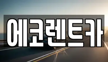 광주광역시 광산구 황룡동 렌트카 전문 에코렌트카