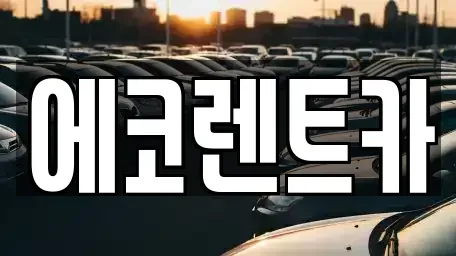 광주광역시 남구 서동 렌트카 전문 에코렌트카