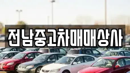 광주광역시 남구 서동 중고차매매 전문 전남중고차매매상사