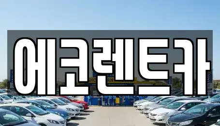 광주광역시 동구 학동 렌트카 전문 에코렌트카