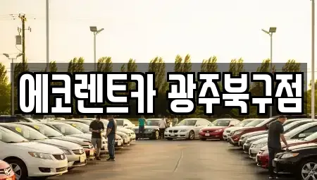 광주광역시 북구 우산동 장기렌트카 전문 에코렌트카 광주북구점