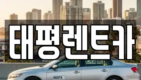 광주광역시 서구 덕흥동 렌트카 전문 태평렌트카