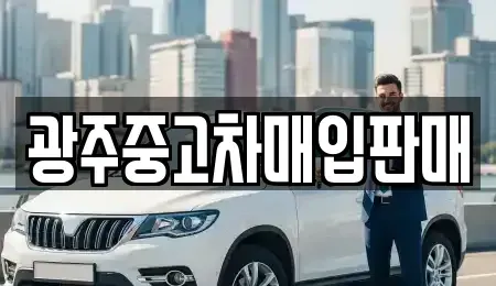 광주광역시 서구 덕흥동 중고차매입 전문 광주중고차매입판매