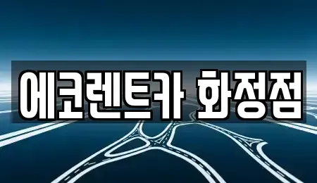 광주광역시 서구 풍암동 장기렌트카 전문 에코렌트카 화정점