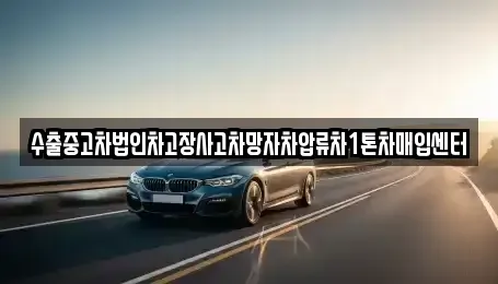 대구 달서구 대곡동 중고차매입 전문 수출중고차법인차고장사고차망자차압류차1톤차매입센터