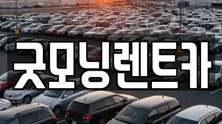 대구 달서구 렌트카 전문 굿모닝렌트카
