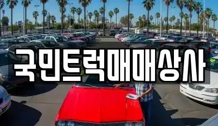 대구 달서구 중고차 전문 국민트럭매매상사