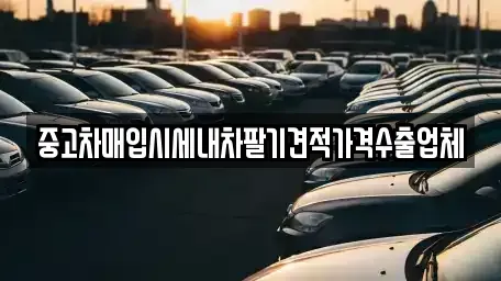 대구 달서구 중고차매입 전문 중고차매입시세내차팔기견적가격수출업체