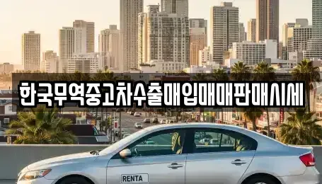 대구 달성군 하빈면 중고차매입 전문 한국무역중고차수출매입매매판매시세