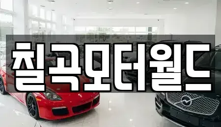 대구 북구 국우동 중고차매매 전문 칠곡모터월드