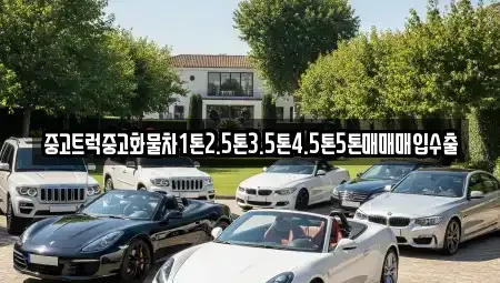 대구 북구 국우동 중고차매입 전문 중고트럭중고화물차1톤2.5톤3.5톤4.5톤5톤매매매입수출