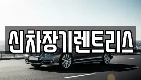 대구 서구 장기렌트카 전문 신차장기렌트리스
