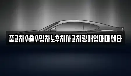 대구 중구 태평로3가 중고차 전문 중고차수출수입차노후차사고차량매입매매센타
