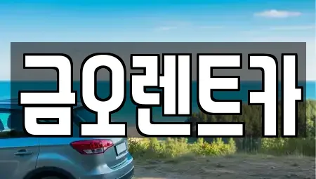 대구광역시 달성군 단기렌트카 전문 금오렌트카