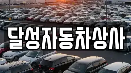대구광역시 달성군 중고차 전문 달성자동차상사