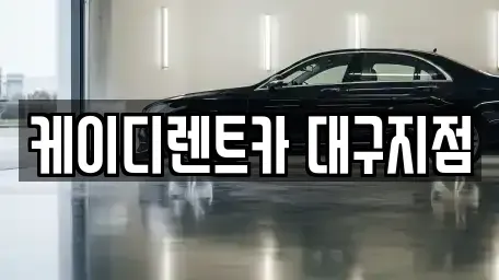 대구광역시 동구 동호동 렌트카 전문 케이디렌트카 대구지점