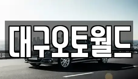대구광역시 중고차 전문 대구오토월드