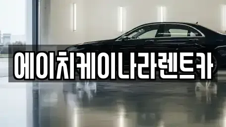 대전 유성구 추목동 렌트카 전문 에이치케이나라렌트카