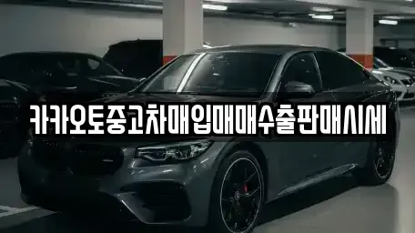 대전 중구 은행동 중고차 전문 카카오토중고차매입매매수출판매시세