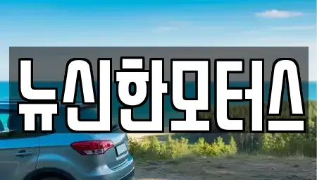 대전광역시 대덕구 대화동 중고차매매 전문 뉴신한모터스