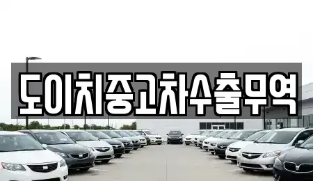 대전광역시 대덕구 대화동 중고차매매 전문 도이치중고차수출무역