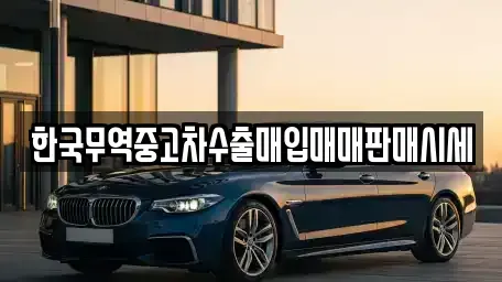 대전광역시 대덕구 중고차 전문 한국무역중고차수출매입매매판매시세