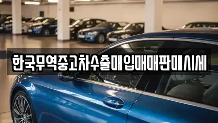 대전광역시 동구 천동 중고차매입 전문 한국무역중고차수출매입매매판매시세