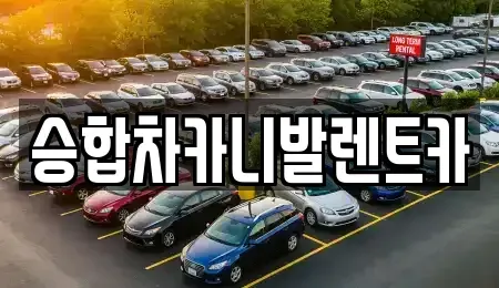 대전광역시 유성구 화암동 렌트카 전문 승합차카니발렌트카
