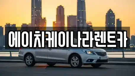 대전광역시 유성구 화암동 렌트카 전문 에이치케이나라렌트카