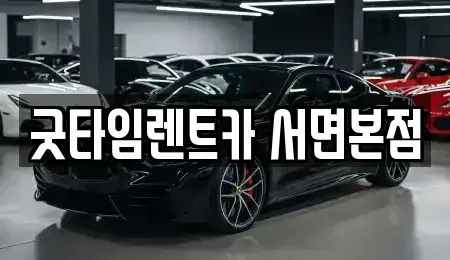 부산 부산진구 범전동 렌트카 전문 굿타임렌트카 서면본점