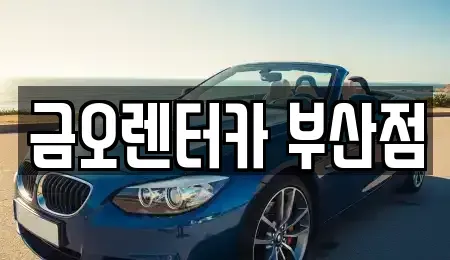 부산 부산진구 범전동 렌트카 전문 금오렌터카 부산점
