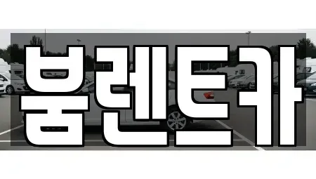 부산광역시 기장군 철마면 렌트카 전문 붐렌트카