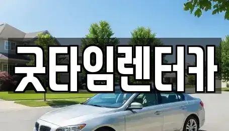 부산광역시 부산진구 전포동 렌트카 전문 굿타임렌터카