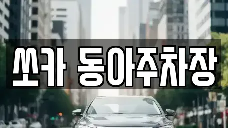 부산광역시 서구 토성동5가 렌트카 전문 쏘카 동아주차장