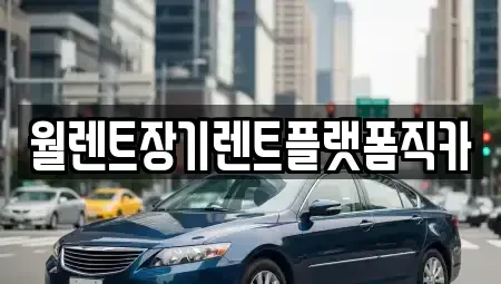서울 강북구 미아동 장기렌트카 전문 월렌트장기렌트플랫폼직카