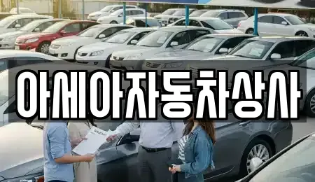 서울 성동구 옥수동 중고차 전문 아세아자동차상사