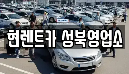 서울 성북구 렌트카 전문 현렌트카 성북영업소