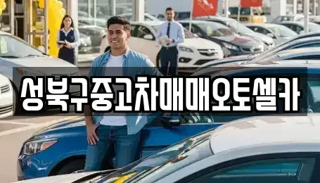 서울 성북구 중고차 전문 성북구중고차매매오토셀카