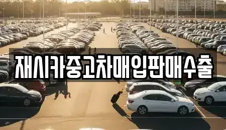 서울 성북구 중고차매입 전문 재시카중고차매입판매수출