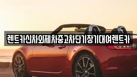 서울 용산구 도원동 단기렌트카 전문 렌트카신차외제차중고차단기장기대여렌트카