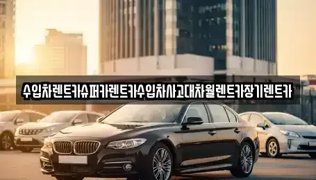 서울 용산구 동빙고동 장기렌트카 전문 수입차렌트카슈퍼카렌트카수입차사고대차월렌트카장기렌트카