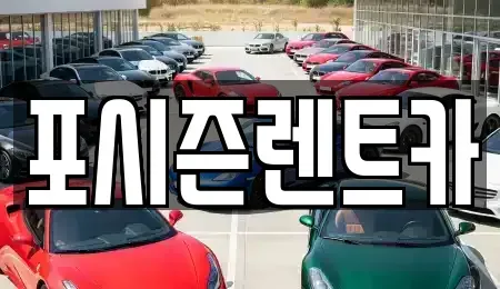 서울 종로구 행촌동 렌트카 전문 포시즌렌트카